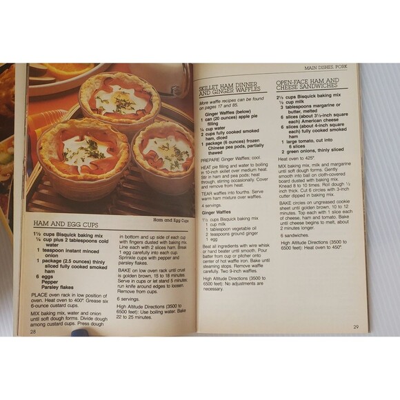 Betty Crocker's 50th ANNIVERSARY Creative Recipes Bisquick Cookbook 2pc Lot 1980 - Picture 7 of 14